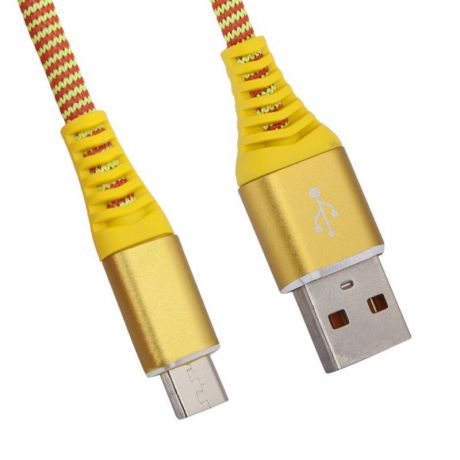 USB кабель Liberty Project "Носки" Micro USB 1 м, 0L-00038880, желтый
