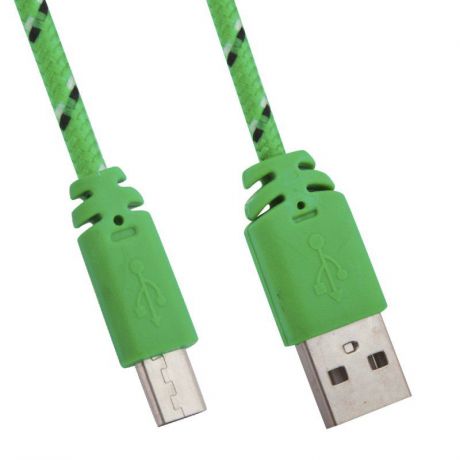 USB кабель Liberty Project Micro USB 1 м, 0L-00001021, зеленый, синий