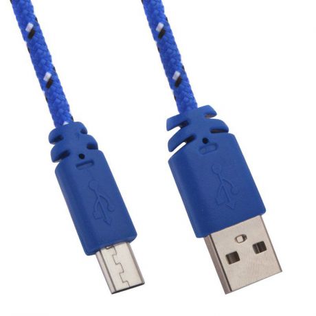 USB кабель Liberty Project Micro USB 1 м, 0L-00001023, синий, желтый