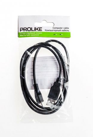 Кабель Prolike, 1.2 м, USB 2.0 Micro 5 pin AM-BM