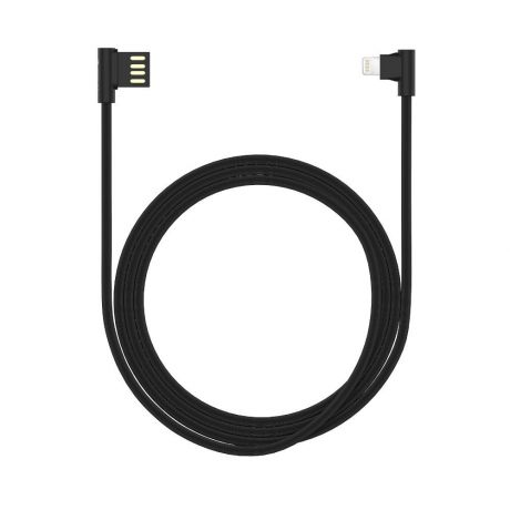 Кабель Devia King Series Dual Right Angle lightning-USB для Apple (iPhone/iPad/iPod) 1 метр, черный