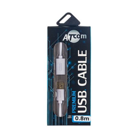 Удлинитель кабеля ATcom Premium USB (Am - Af), блистер, медный, удлинитель
