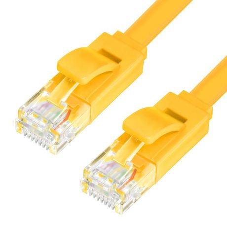 Патч-корд Greenconnect GCR-LNC62, GCR-LNC622-0.2m, желтый