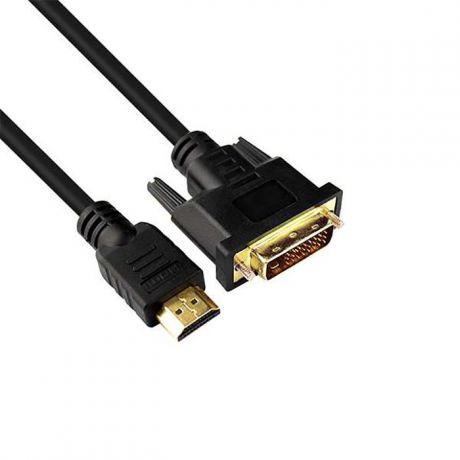 Кабель Mobiledata HDMI-DVI-D, double Link 1.8 м, черный