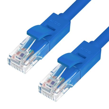 Патч-корд Greenconnect GCR-LNC0, GCR-LNC01-0.1m, синий
