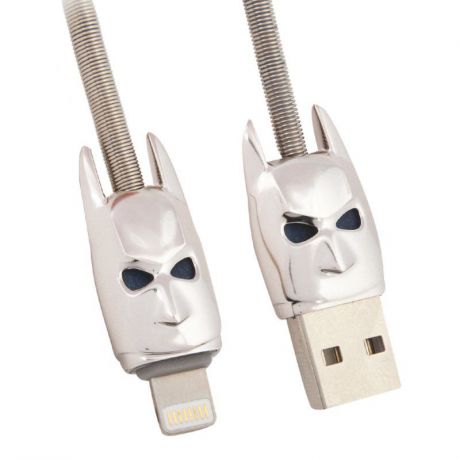 USB кабель Hoco Shadow Knight Lightning U30 1.2 м, 0L-00040318, серебряный