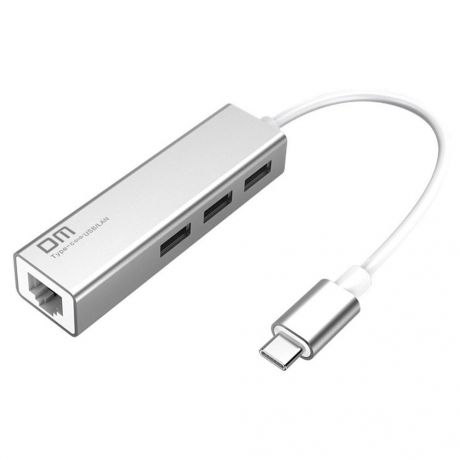 USB-концентратор DM RJ45, серебристый