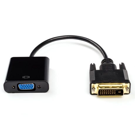 Адаптер-переходник ATcom DVI-D-VGA, AT9214 , позолоченные контакты