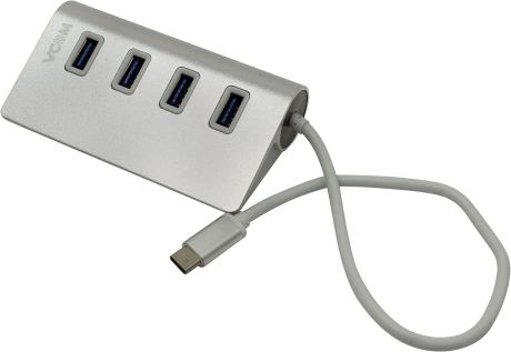 USB-концентратор VCOM USB 3.1 Type-Cm → 4 port USB3.0 HUB 5Gbps, DH316, DH316