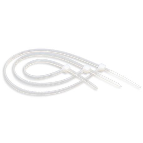 Держатель для кабеля ATcom Nylon 2.5*150 mm (100 шт.), AT4721, белый
