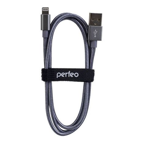Кабель Perfeo Apple Lightning-USB, серебристый