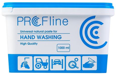 Средство для очистки рук PROFline Очищающая паста для рук PROFline Autoline Handwashing paste 1000мл, AU-HW-PS1000, белый
