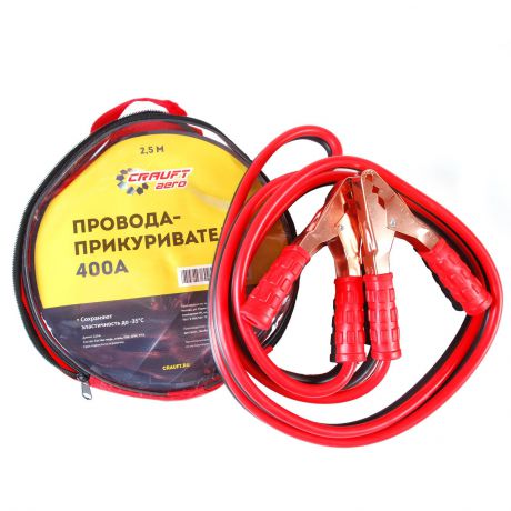Провода высоковольтные, комплект crauft 400 25 , красный, черный
