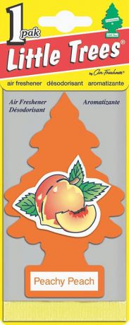 Автомобильный ароматизатор Car-Freshner "Little Trees", персик, США