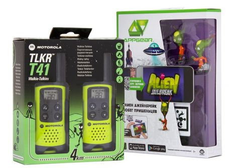 Радиостанция Motorola TLKR-T41, 2 шт, Green + Подарок