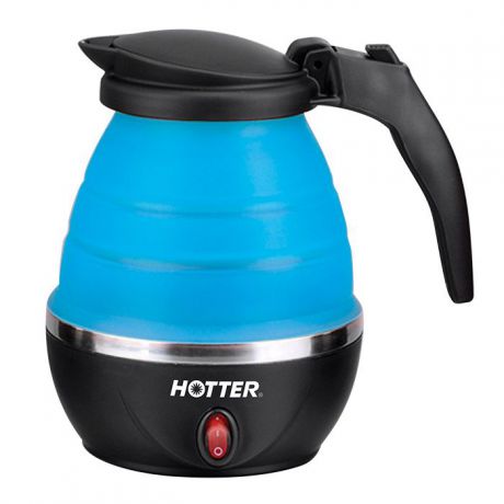 Чайник электрический Hotter НХ-010 складной, 101012, 800 мл, голубой