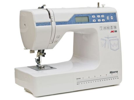 Швейная машина Minerva JNC100, белый, голубой