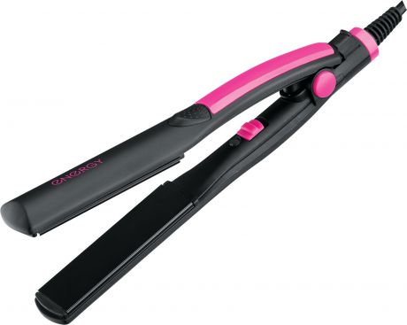 Выпрямитель для волос Energy EN-877, черно-розовый