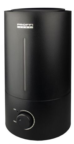 Увлажнитель воздуха PROFFI ультразвуковой, с функцией ароматерапии + компактный тепловентилятор NANO, 750 Вт, черный, серый, темно-серый, черно-серый