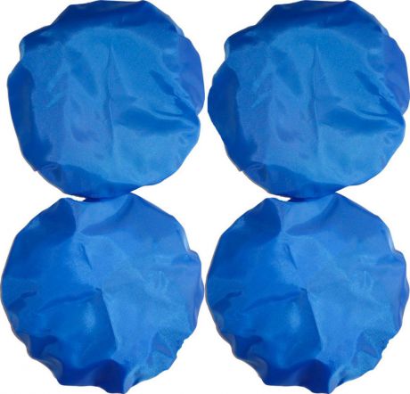 Чудо-Чадо Чехлы на колеса для коляски диаметр 18-28 см цвет синий 4 шт