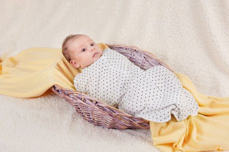 Спальный мешок для новорожденных Пелёнкино, белый 56 размер