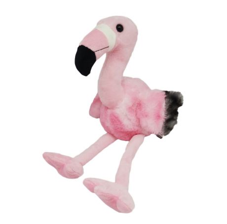 Мягкая игрушка АБВГДЕЙКА Фламинго розовый