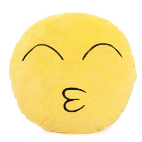 Подушка Sleepy "Смайл флиртующий", цвет: желтый. SGFS037