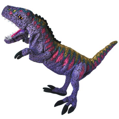 Мягкая игрушка АБВГДЕЙКА Динозавр , T6868 фиолетовый