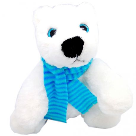 АБВДЕЙКА Белый медведь Галант, 20 см, игрушка мягкая