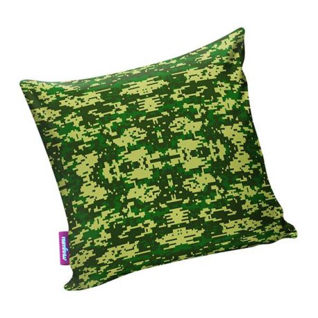 Подушка-игрушка Мнушки «Камуфляж цифра», P2929C1701A002GR, зеленый