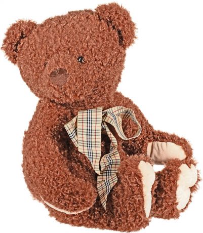 Мягкая игрушка СмолТойс "Медвежонок Крис", цвет: коричневый, высота 40 см