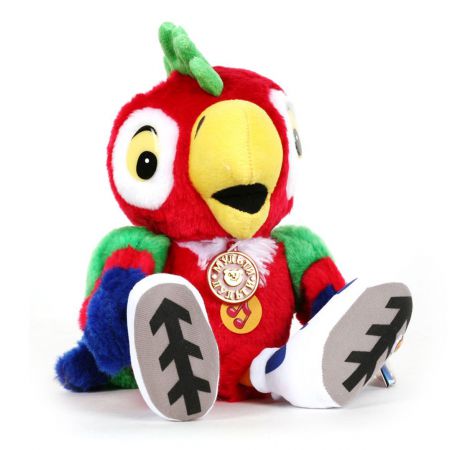 Мульти-Пульти Мягкая игрушка Попугай Кеша в кроссовках 18 см