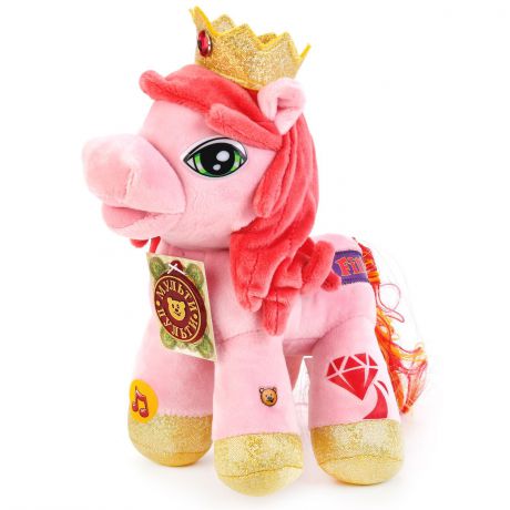 Мягкая игрушка Мульти-Пульти "Пони Кристалл", 253413, розовый