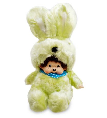Мягкая игрушка Lovely Joy "Малыш в костюме Зайчика", 25450, светло-зеленый