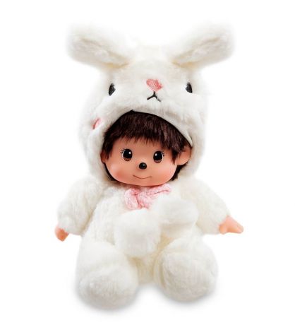 Мягкая игрушка Lovely Joy "Малыш в костюме Кролика", 25453, белый