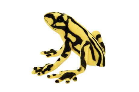 Мягкая игрушка HANSA 6039 Яркая ложная жаба, 25 см желтый