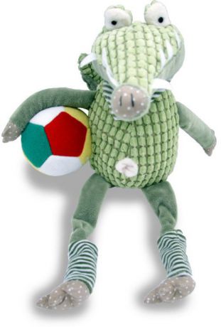 Magic Bear Toys Мягкая игрушка Зеленый крокодил Рэнди c мячом