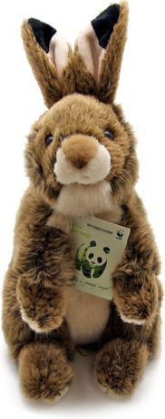 WWF Мягкая игрушка Кролик цвет коричневый 25 см