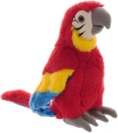 WWF Мягкая игрушка Красный попугай 18 см