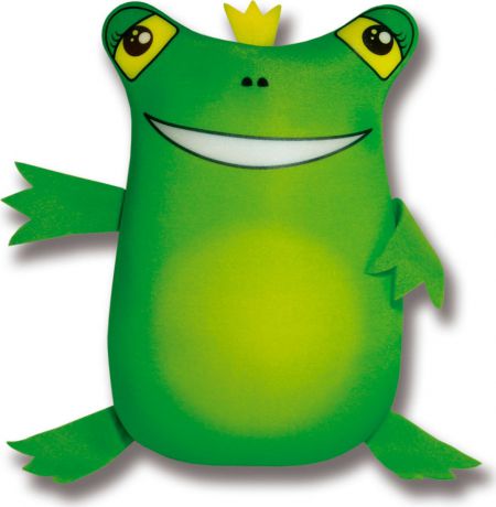 Подушка-игрушка Штучки, к которым тянутся ручки антистрессовая Царевна лягушка, зеленый