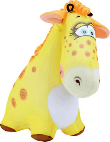 Подушка-игрушка Штучки, к которым тянутся ручки антистрессовая Жираф Жужа, желтый