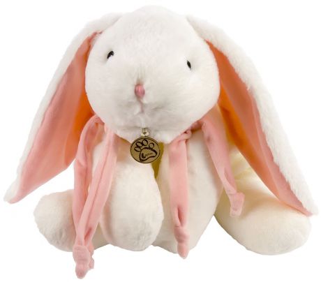 Мягкая игрушка Lapkin Кролик 45см белый/розовый (AT365051)