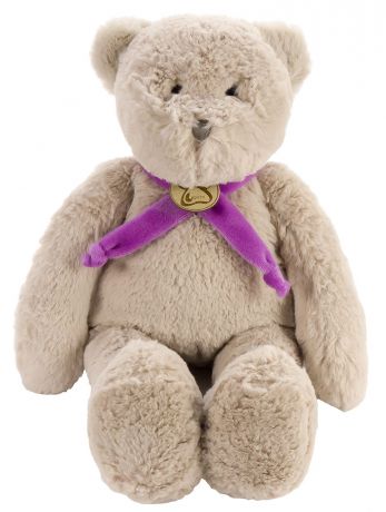 Мягкая игрушка Lapkin Медведь 40см серый/фиолетовый (AT365060)