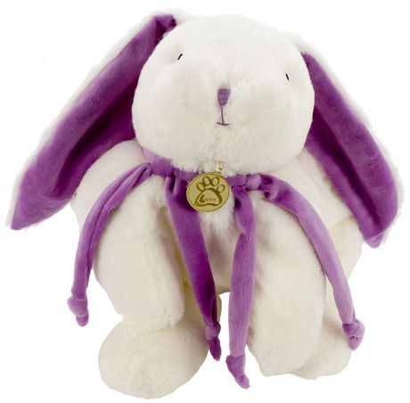 Мягкая игрушка Lapkin Кролик 45см белый/фиолетовый (AT365050)