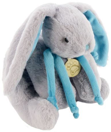 Мягкая игрушка Lapkin Кролик 30см серый/бирюзовый (AT365154)