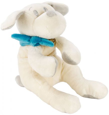 Мягкая игрушка Lapkin Собака 15см белый/бирюзовый (AT365198)
