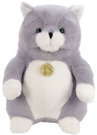 Мягкая игрушка Lapkin Толстый кот 39см серый (AT365238)