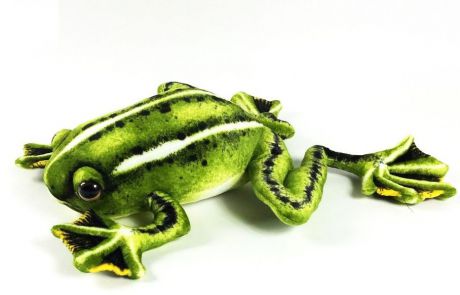Мягкая игрушка Абвгдейка "Лягушка древесная", BP0087, зеленый, высота 50 см