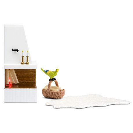 Мебель для кукол Lundby "Смоланд", Камин с декором