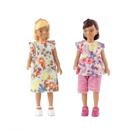 Набор кукол для домика Lundby "Две девочки"